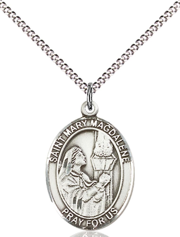 Amazon.com: F A Dumont Sterling Silver St. Mary Magdalene Pendant