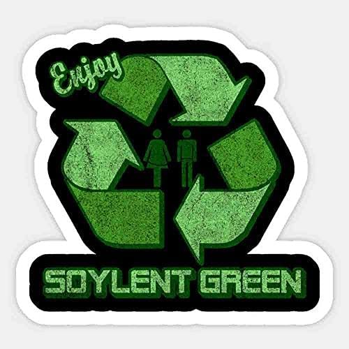 Buy Kiss Cut, Funny Sticker, Sticker Vinyl Soylent Green Vintage