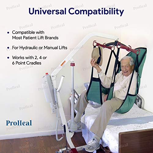 image for ProHeal Universal Padded Lift U Sling With Head Support, X Large, 56.6