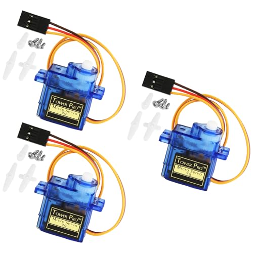 HOTUT Servo Motor Servo Digital Servomotor, Servo Micro Motor Gear Servo de alta velocidad, 180° Digital Servo para RC Helicóptero Avión Coche Barco Smart Robot Controles