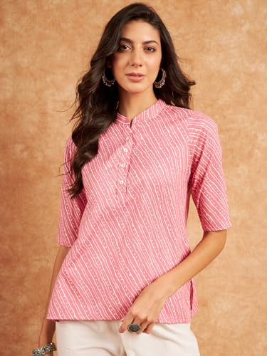 Image of Modeve Women Cotton Top for Summer