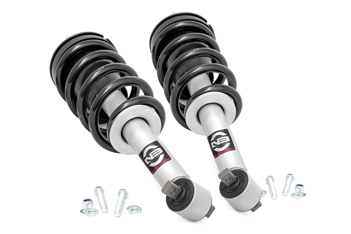 Rough Country 2" N3 Loaded Struts for 14-18 Chevy Silverado GMC Sierra 1500-501063