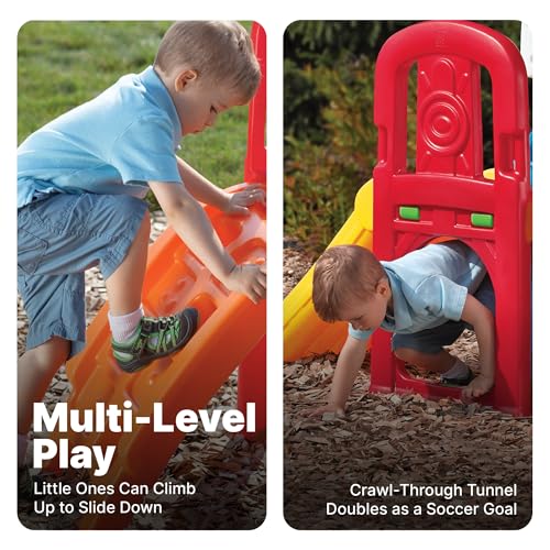 Step2 Game Time Sports Climber, Kids Indoor/Outdoor Playset, Backyard Playground Set, Slide, Climbing Wall, Basketball Hoop, Outside Jungle Gym, For Toddlers 2-6 Years Old - image 4