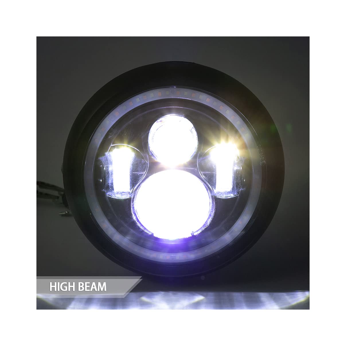 Fari moto da 7,5 pollici Fari anteriori a Led per Cafe Racer Bobber Chopper
