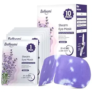 Steam Eye Mask, 10 Packs Heated Eye Mask, Self Heating Disposable SPA Warm Compress for Eyes (Lavender Scent)