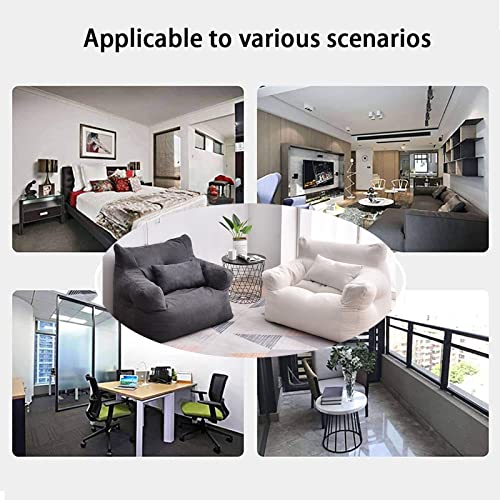 Hwoek Sofa Lazy Sack - Ultra Soft Bean Bags Chairs Lazy Lounger Tatami (No Filler) Lounger Seat Bean Bag Cover Soft Beanbag Chair For Adult Teen Children,Orange #TOP3