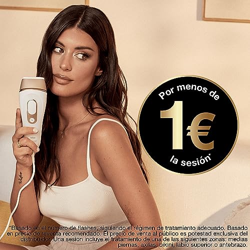 Braun-Luz-Pulsada-Silk-expert-Pro-5-PL5157-Depiladora-IPL-Reduccion-Del-Vello-Visible-En-Casa-Con-Funda-Cabezal-De-Precision-Y-Maquinilla-Venus-Alternativa-A-Depilacion-Laser-BlancaDorada