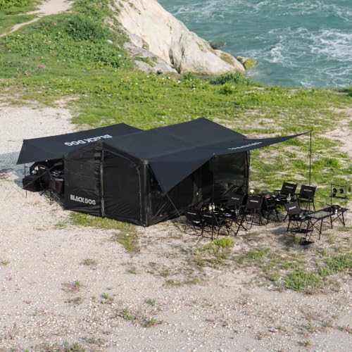 Carpa Inflable Grande para Camping con Claraboya y Revestimiento Anti-UV