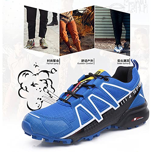 WYUKN Scarpe da Ciclismo da Uomo,Scarpe da