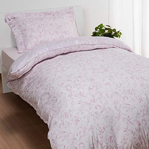 ☆新品未開封　クオリアル インド超長綿　掛け布団カバー 150x210cmピンク Amazon｜西川 クオリアル 掛けふとんカバー ダブルサイズ 綿100