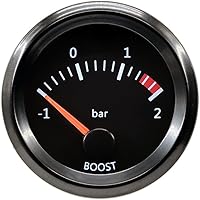 Vista 10 de ESUPPORT - Kit de medidor de presión de aceite para coche universal de 52 mm, con indicador de presión, luz LED blanca, pantalla digital, electrónico