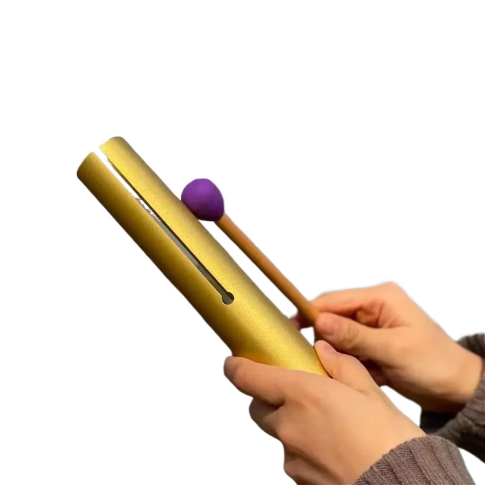 Conjunto de Pedales Wah Wah Tubos de metal Wah, juego completo 7 chakras, afinación 512-960 Hz, instrumento meditación y sanación sonora percusión(640HZ)