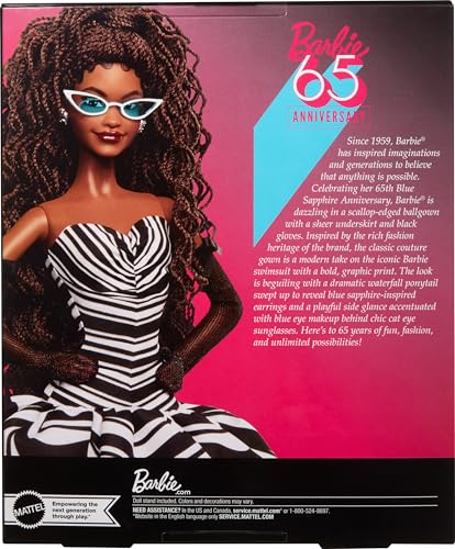 Muñeca Barbie 65 Aniversario Edición Coleccionable miniatura 6