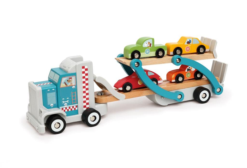 Amazon | スクラッチ (Scratch) 木製 車を運ぶよ！キャリアカー 木の 