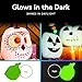 individuall Glow in The Dark Paint - Set of 8, 20 mL Reflective Acrylic Paints for Outdoor and Indoor Use on Canvas, Walls and Ornament Painting - Phosphorescent, Easter Egg Painting Decoration