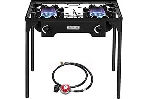 ROVSUN 2 Burner Outdoor Propane Gas Stove: The Ultimate High-Pressure Cooking Solution