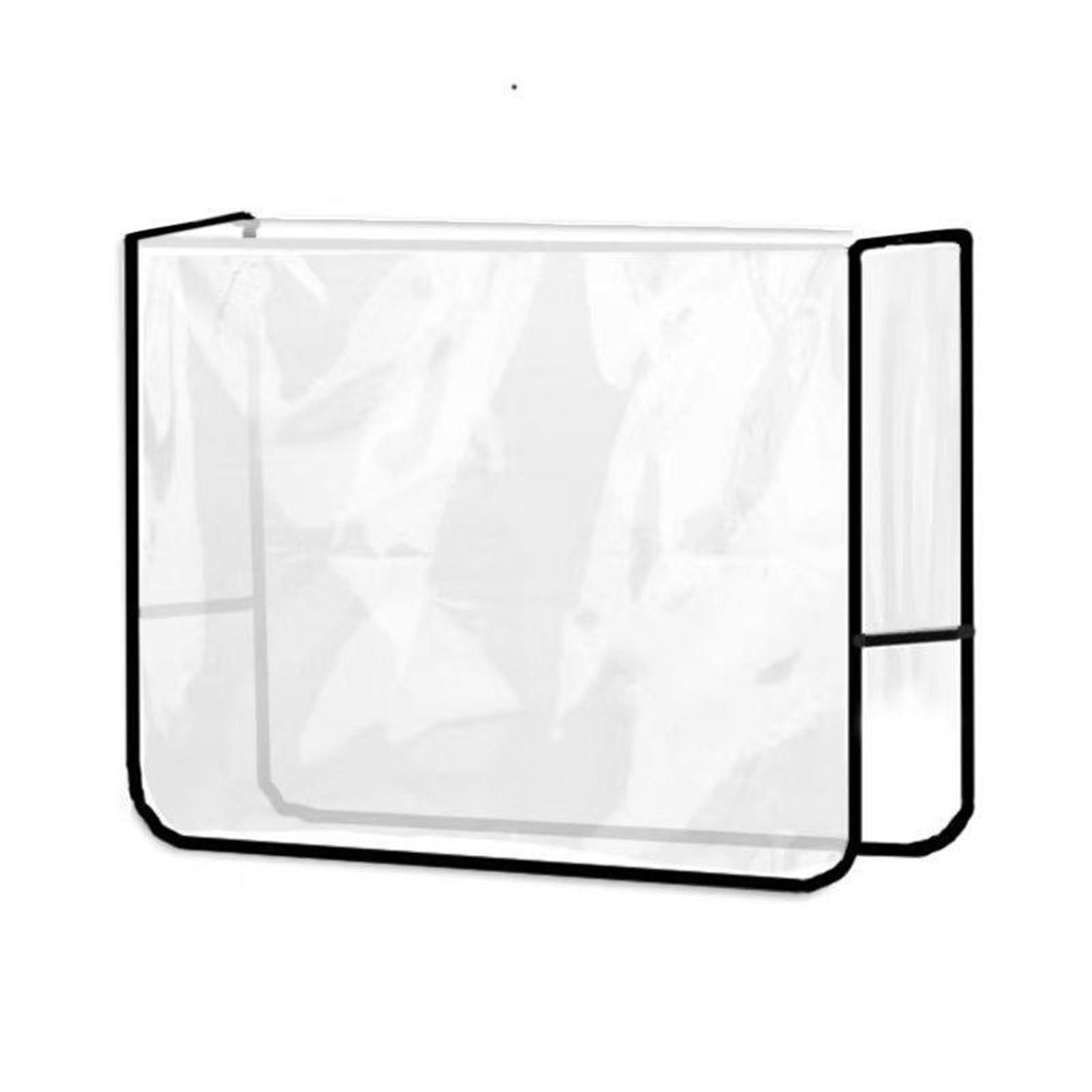 ENWWCH 1PC Chair Back Cover Transparent Salon Suitable For Most Standard Chairs For chair