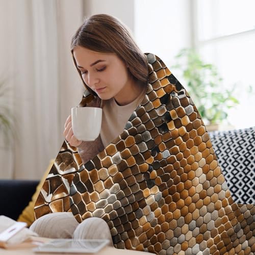 Couverture de lit en flanelle légère et chaude pour sofa - 8