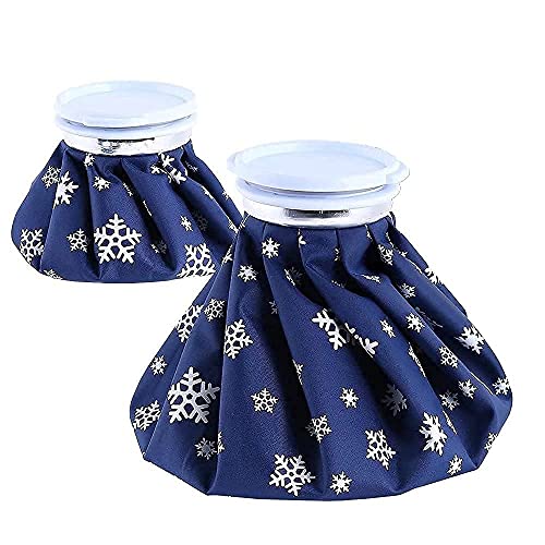 SAXAT Hot Water Bag for Pain Relief - Ice Pack, Heating Pad, Hot/Cold Pack for Knee, Neck, Back, Muscle (6 Inch & 9 Inch)