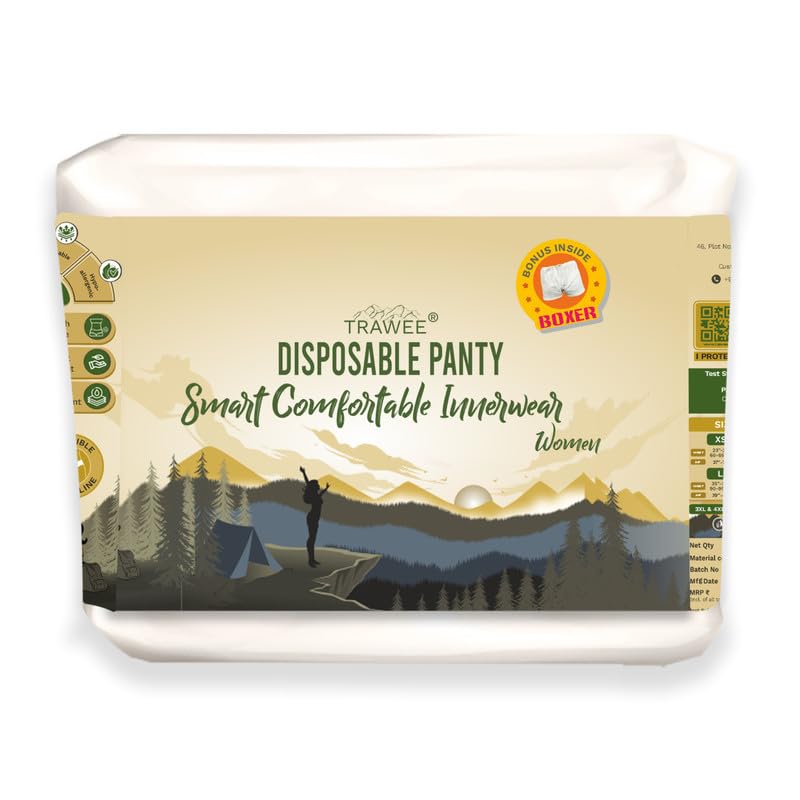 Disposable Women Panty with Free Boxer | Travel, Periods, Maternity, Spa,Night Wear| Anti Fungal & Anti Bacterial Underwear| Absorbs Sweat & Daily Discharge| Rash Free-image-6