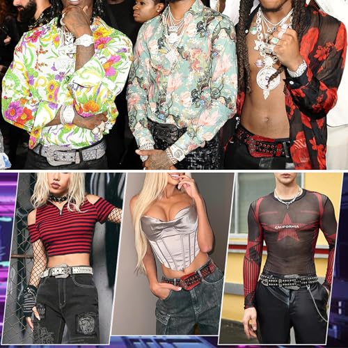 Western Men Women Rhinestone Belt,Bling Crystal Skulls Studded Strap with Sparkly Diamond Buckle for Pants Jeans(125cm/49, White)2