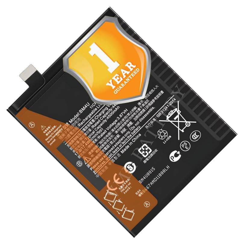 Image of Original BM4U Battery Compatible for Xiaomi Redmi K30 Ultra (M2006J10C) - (4500mAh) - 1 Year Warranty K7