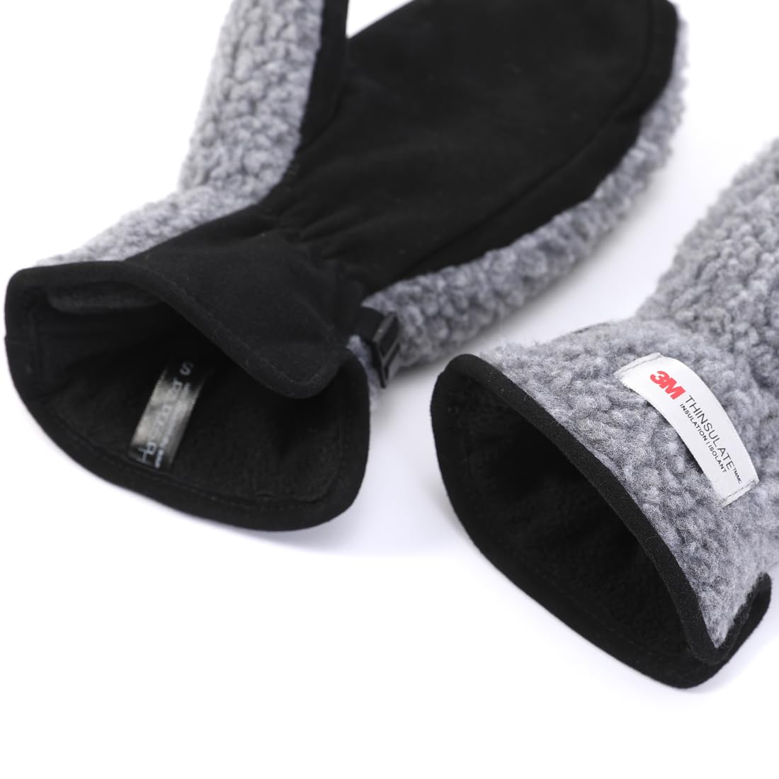 Harssidanzar Donne guanti in pelle all'aperto caldo pile Thinsulate foderato inverno guanti da sci SL020EU