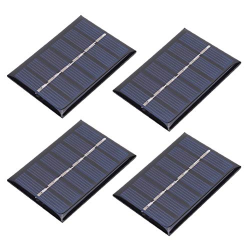 Painel de carregamento de energia solar portátil DIY Placa de epóxi solar de polissilício 3V 100MA 6