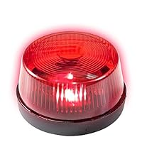 W WIDMANN MILANO Party Fashion – Blinkendes Warnlicht mit Sirene, 7 x 4 cm, Blaulicht, Polizei, Feuerwehr, für Karneval