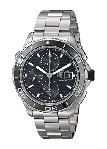 TAG Heuer Men's CAK2110.BA0833 Analog Display Automatic Self Wind Silver Watch