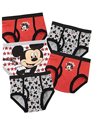 Disney Ropa Interior para niños Mickey Mouse - Paquete de 5-3 a 4 Años | Ya disponible en tu tienda friki favorita! En mundofriki.es! Disney Ropa Interior para niños Mickey Mouse - Paquete de 5-3 a 4 Años | Ya disponible en tu tienda friki favorita! En mundofriki.es!
