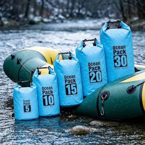 Image of Floating Waterproof Dry Bag for Kayaking Boating Paddle Boarding