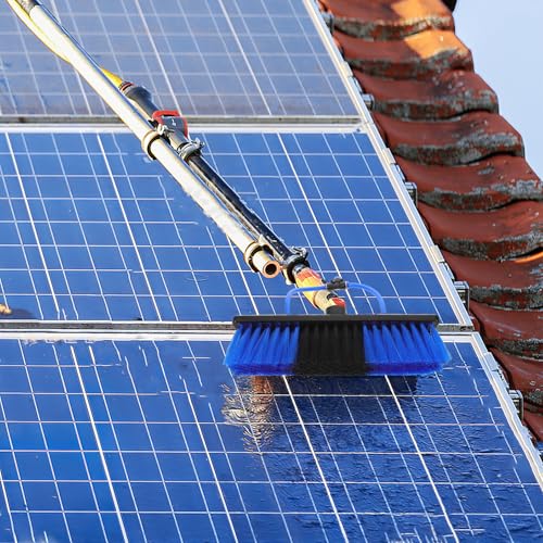 Cabezal de cepillo para panel solar con cerdas suaves antirayas 7