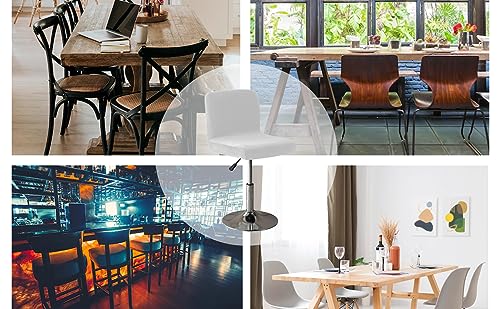 Image of LightInTheBox Bar Stool Cover Square Swivel Bar Chair Seat Velvet Bar Stool Protector Cover for Counter Height Medium Low Back Chairs (2 Pack White) (Light Gray)