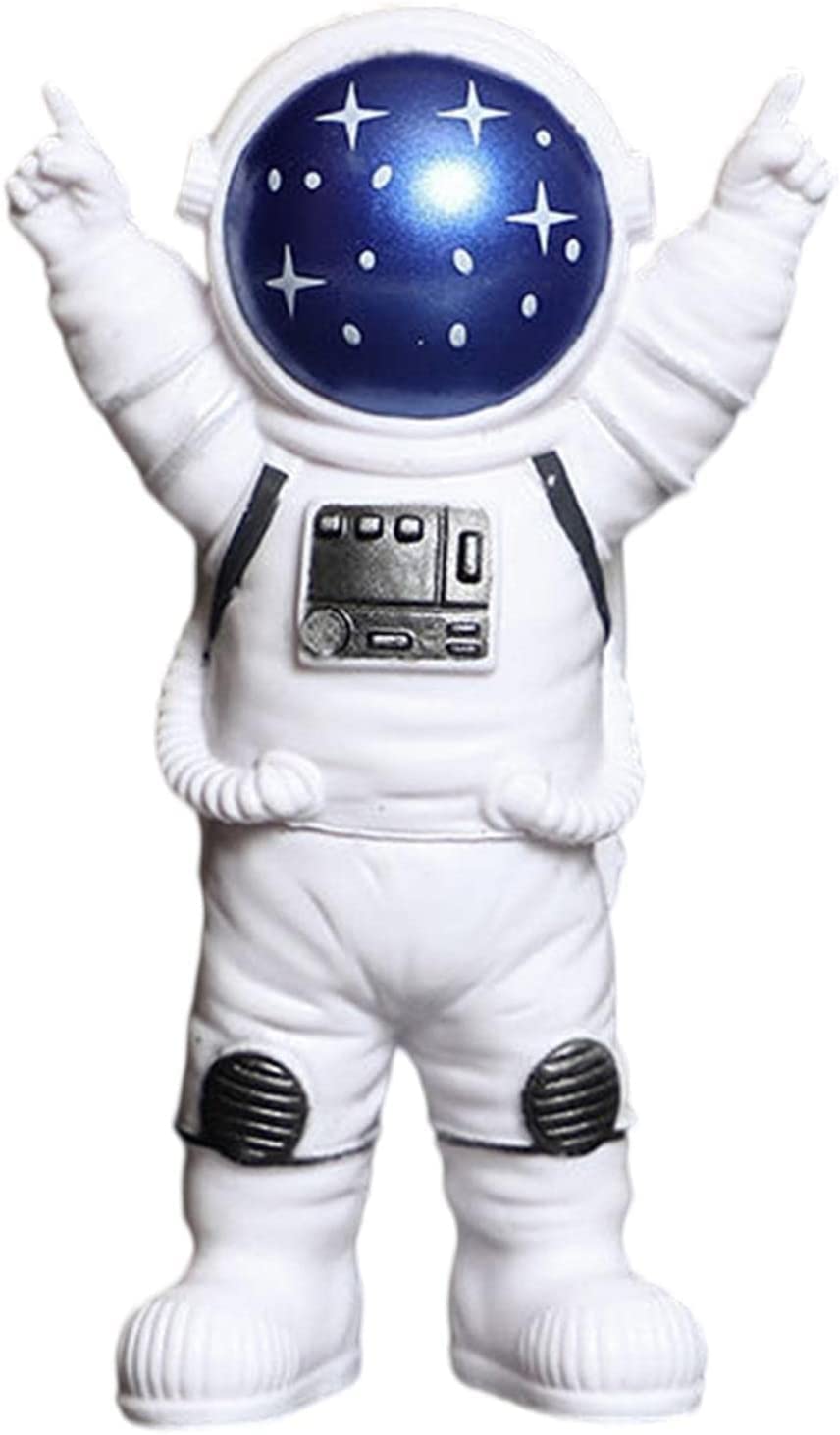 Astronaut Figurine Resin Astronaut Statue Spaceman Ornament Tabletop Sculpture for Car Interior Party Home Table Decoration - Victory