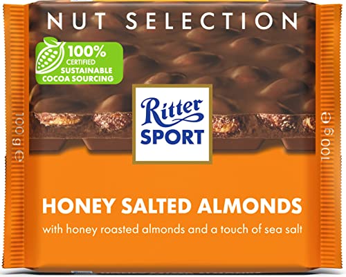 Ritter Sport Honey Salted Almonds Chocolate 100g