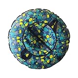 Vesidoloy Strapazierfähige Schneeröhren - 104 Zentimeter Aufblasbare Luftmatratze mit Handgriffen,Winterrodeln Für Outdoor-Aktivitäten,Für Weihnachten Winter Camping Angeln Erwachsene Kinder