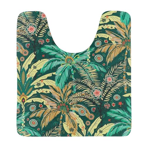 Tendance - Tapis Contour WC Absorbant Souple 45x50cm - Rêve d'Ailleurs - Salle de Bain - Tapis