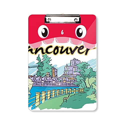 Bloc-notes A4 Canada Vancouver pour organiser vos sessions d'apprentissage