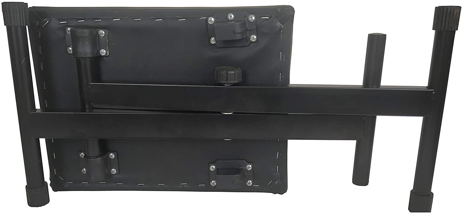Banqueta Teclado Mod. KD-01 Qbano, Altura Regulable en 3 Niveles, Plegable, Color Negro.