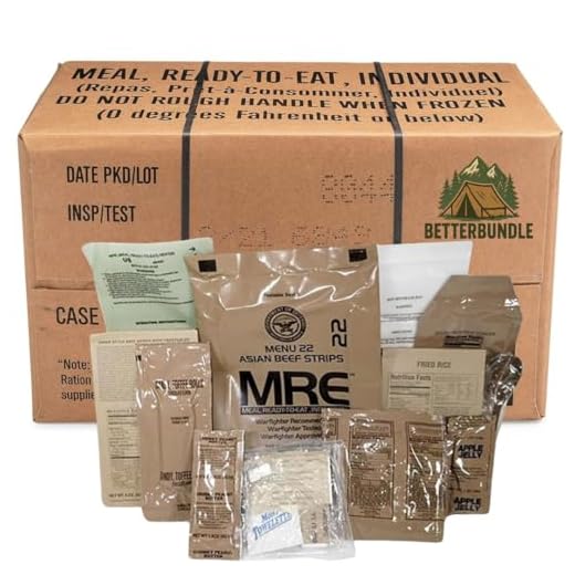 Variety MRE Meals with Flameless Heater