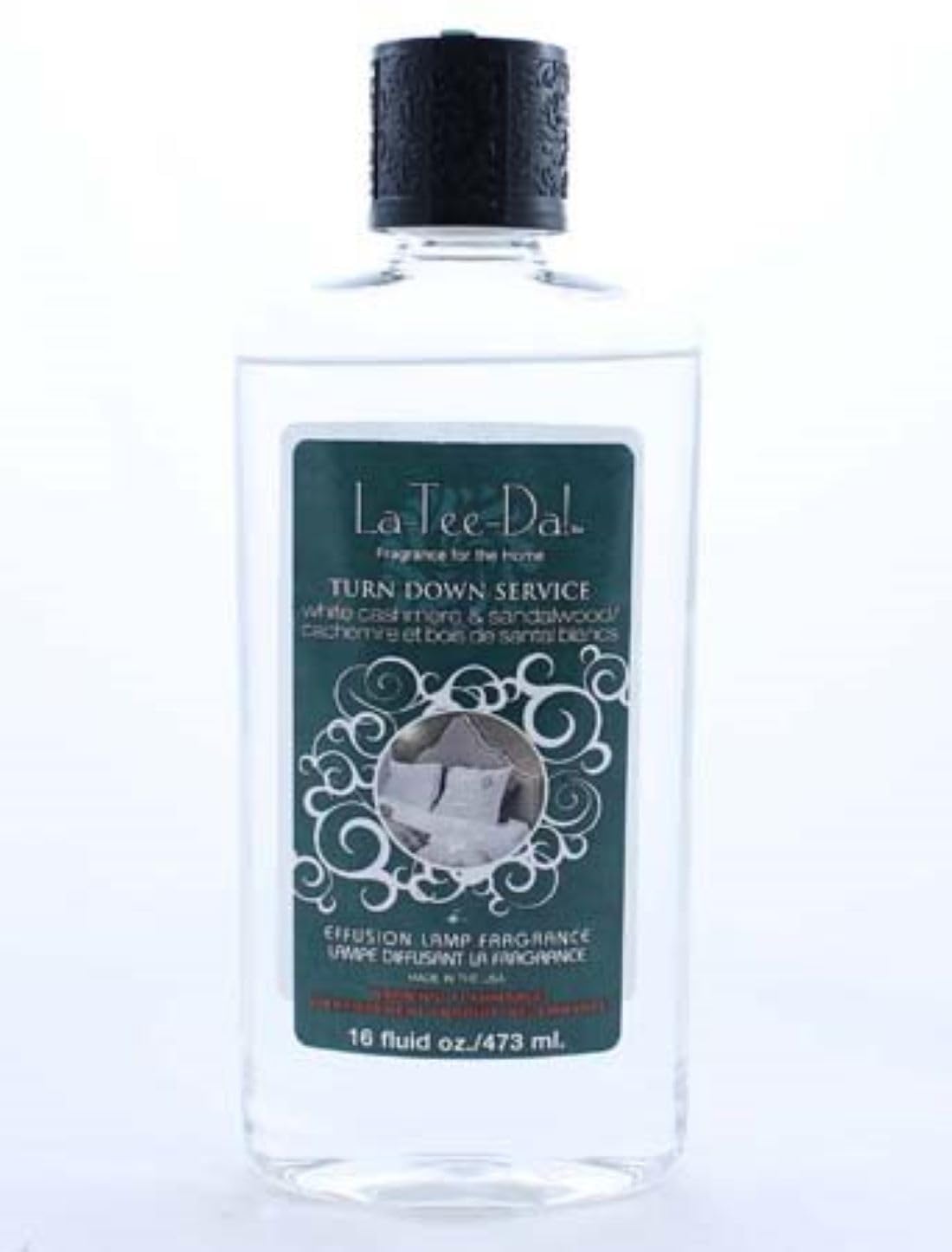La-Tee-Da Effusion and Fragrance Lamp Oil Refill-32 Turn Down Service, Clear, 32 Fl Oz