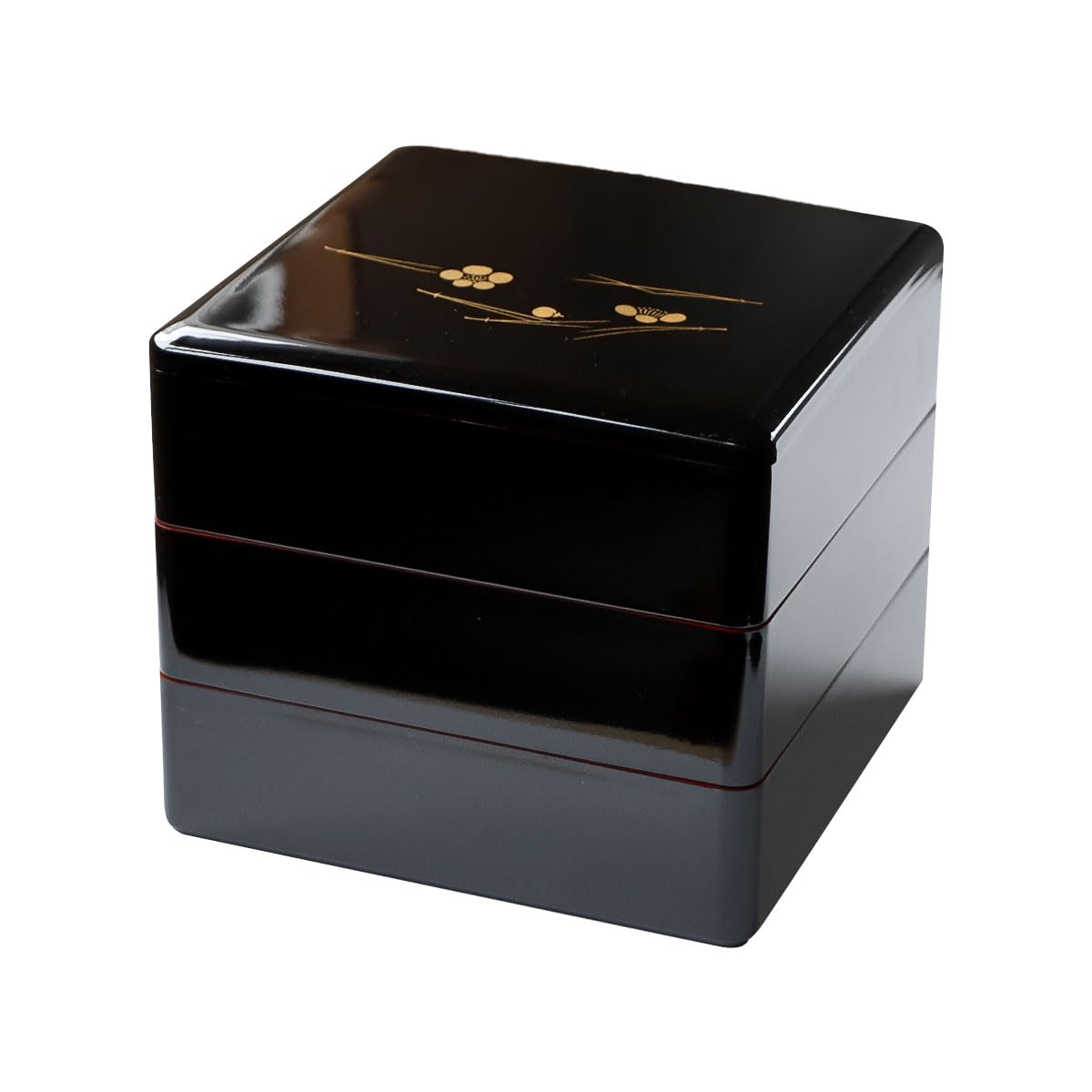 Miyoshi Kishu Lacquer Jubako 3-Tier Box