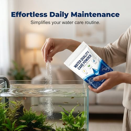 Image of Aquarium Care Powder for Pond and Aquarium, 2026 New Easy-Mix Water Care Powder for Freshwater Fish Shrimp Crab (1)