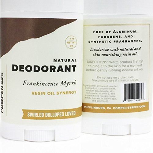 FRANKINCENSE MYRRH DEODORANT Natural Artisan Crafted with