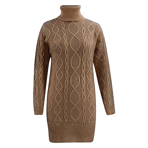 Robe pull chaude slim pour l'automne et les journées fraîches de bureau