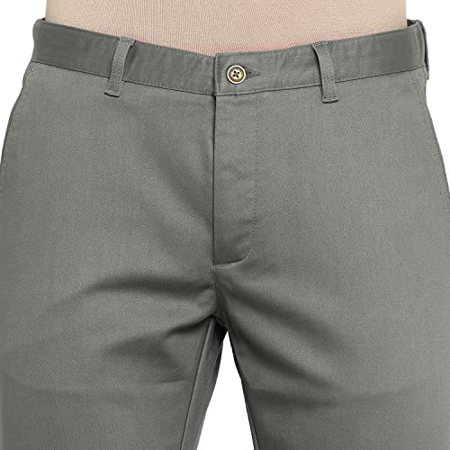 Image of blackberrys Solid Polyester Cotton Slim Fit Mens Work Wear Trousers