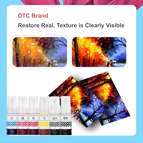 Image of Duplex DTC GI-73 Ink Bottle Compatible for Canon Pixma G570, G670, G550, G650, G620 Printers (GI-73 Cyan Ink 1 Pcs)