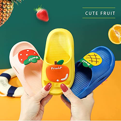 Child Shower Slippers, Toddler Fruit Bath Shower Slippers Kids Soft Slide Sandals Non-Slip Summer Beach Shoes for Beach Pool Water Shoes4