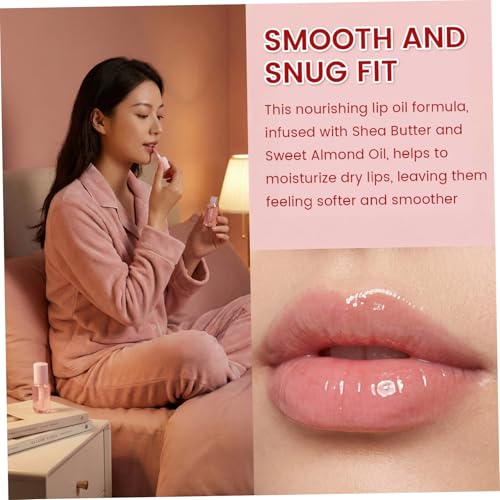 Brillo de labios no pegajoso con vitamina E que repara y suaviza la piel seca 5